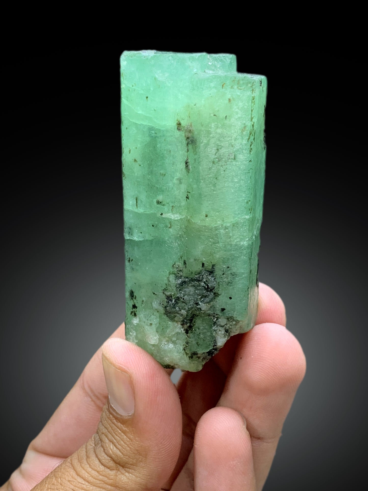 Exceptional Lush Green Emerald Crystal from Chitral Pakistan - 134 gram