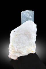 Natural Aquamarine Crystals with feldspar Mineral Specimen top from skardu Pakistan 32GRAM 63*36*32mm