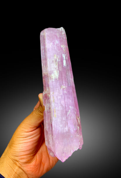 V Shape Terminated Pink Kunzite Crystal, Kunzite Specimen, Fine Minerals, Kunzite Crystal from Afghanistan - 547 gram