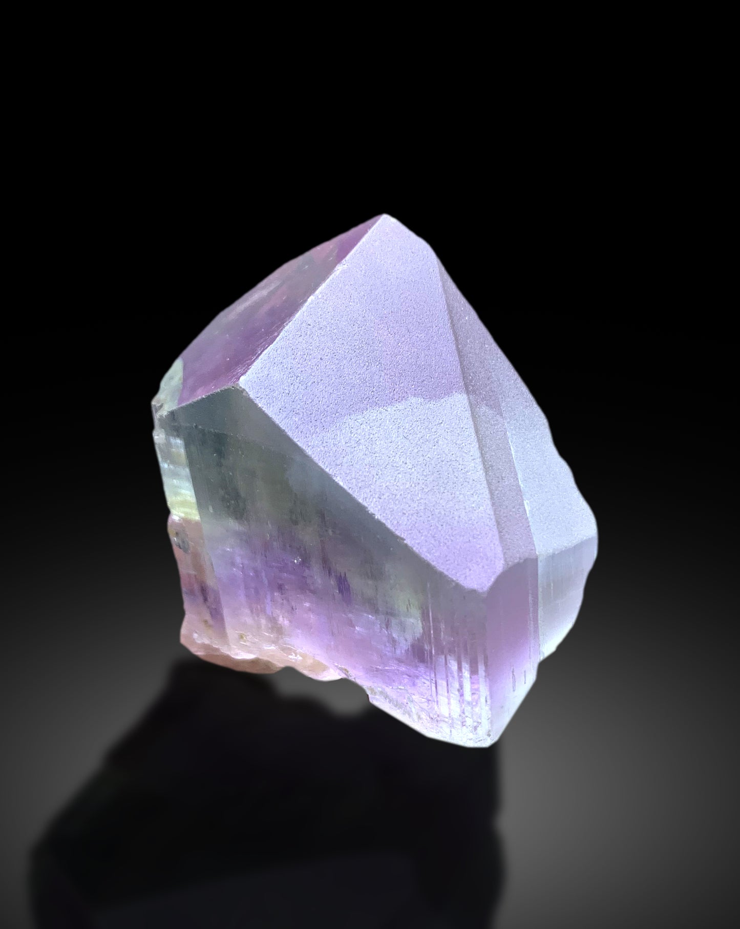 V Shape Terminated Bicolor Kunzite Crystal from Afghanistan - 105 gram