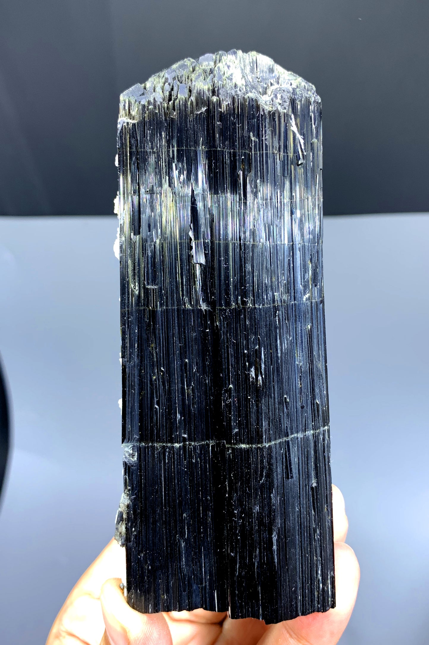 Amazing Schorl Black Tourmaline with Albite from Pakistan - 499 gram