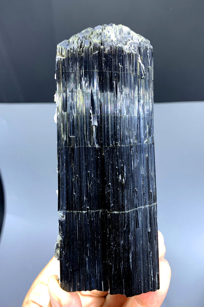 Amazing Schorl Black Tourmaline with Albite from Pakistan - 499 gram