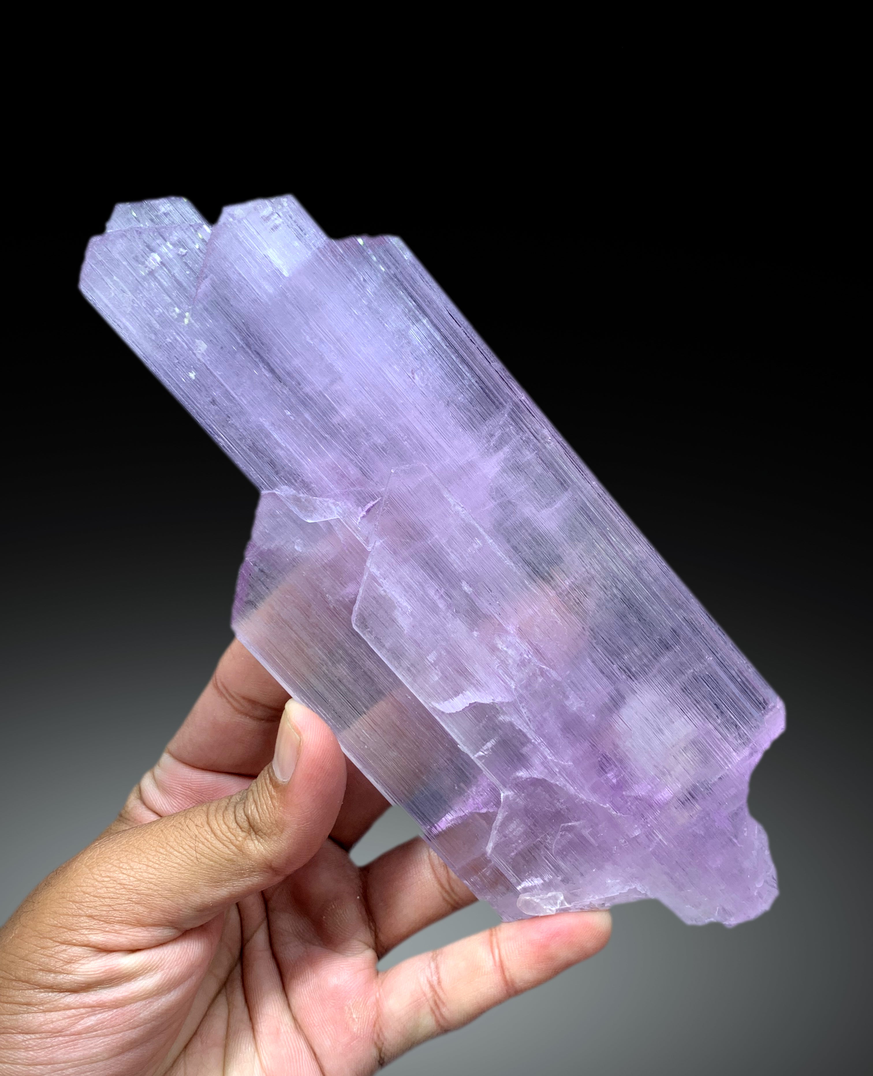 Natural Pink Color Kunzite Crystal from Nuristan, Afghanistan - 297 gram