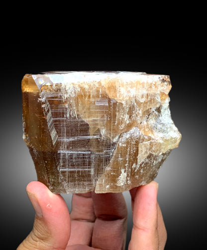 Natural Terminated Sherry Color Topaz Crystal, Topaz Specimen, Raw Mineral, Topaz from Skardu Pakistan - 600 gram