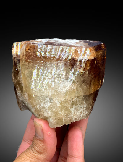 Natural Terminated Sherry Color Topaz Crystal, Topaz Specimen, Raw Mineral, Topaz from Skardu Pakistan - 600 gram
