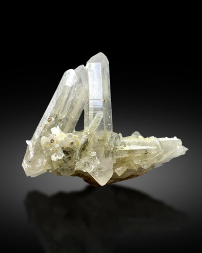 Quartz Crystal Cluster from Pakistan – Natural Raw Stone for Collection - 442 gram