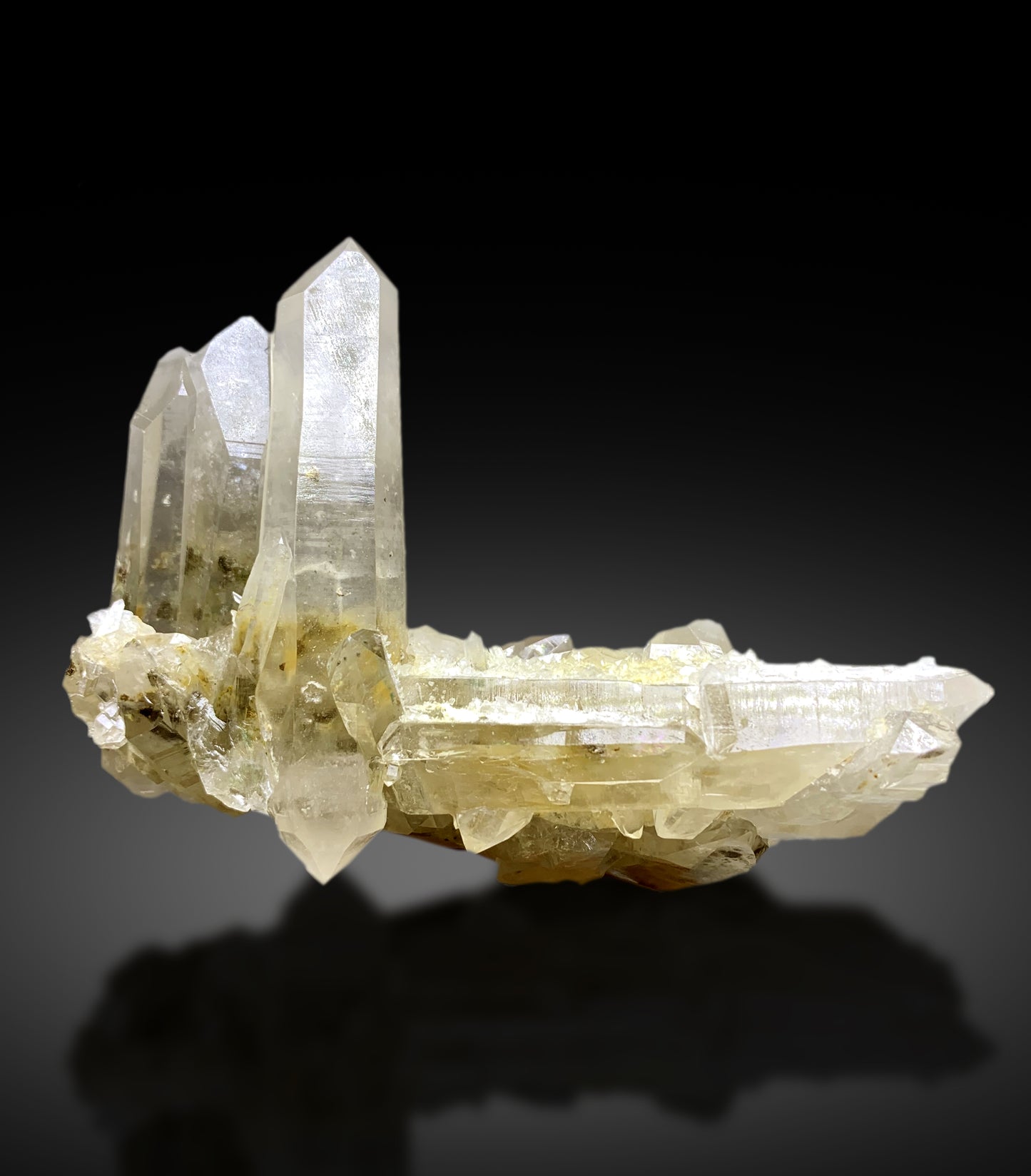 Quartz Crystal Cluster from Pakistan – Natural Raw Stone for Collection - 442 gram