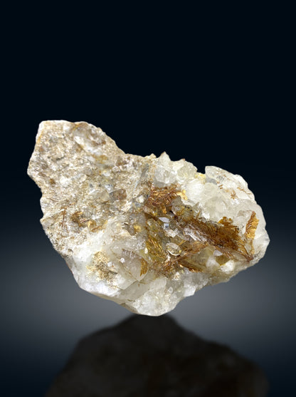 Rare Sagenite Rutile on Quartz from Skardu Pakistan - 442 gram