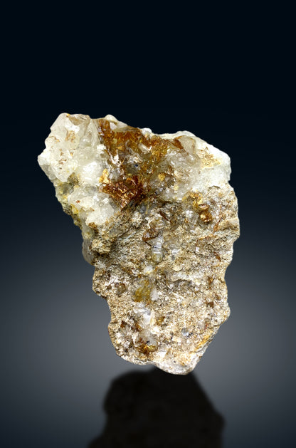 Rare Sagenite Rutile on Quartz from Skardu Pakistan - 442 gram