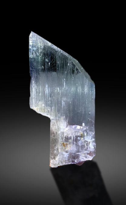 Purple Blue Transparent Kunzite Crystal from Afghanistan - 157 gram