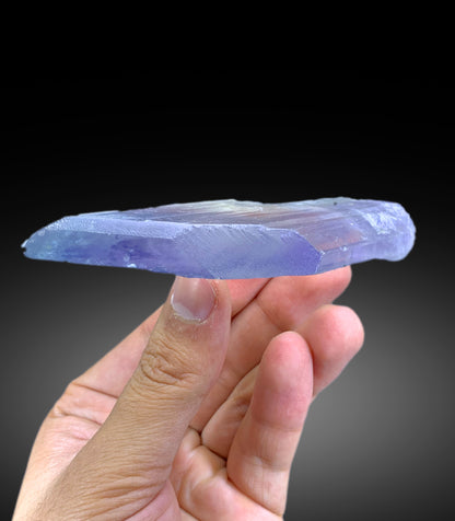 Purple Blue Transparent Kunzite Crystal from Afghanistan - 157 gram