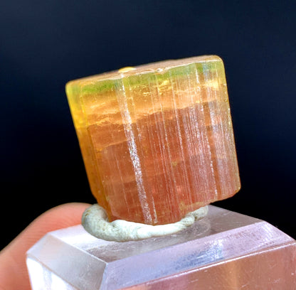 Natural Bicolor Tourmaline Crystal from Paprok Afghanistan - 64.20 carat