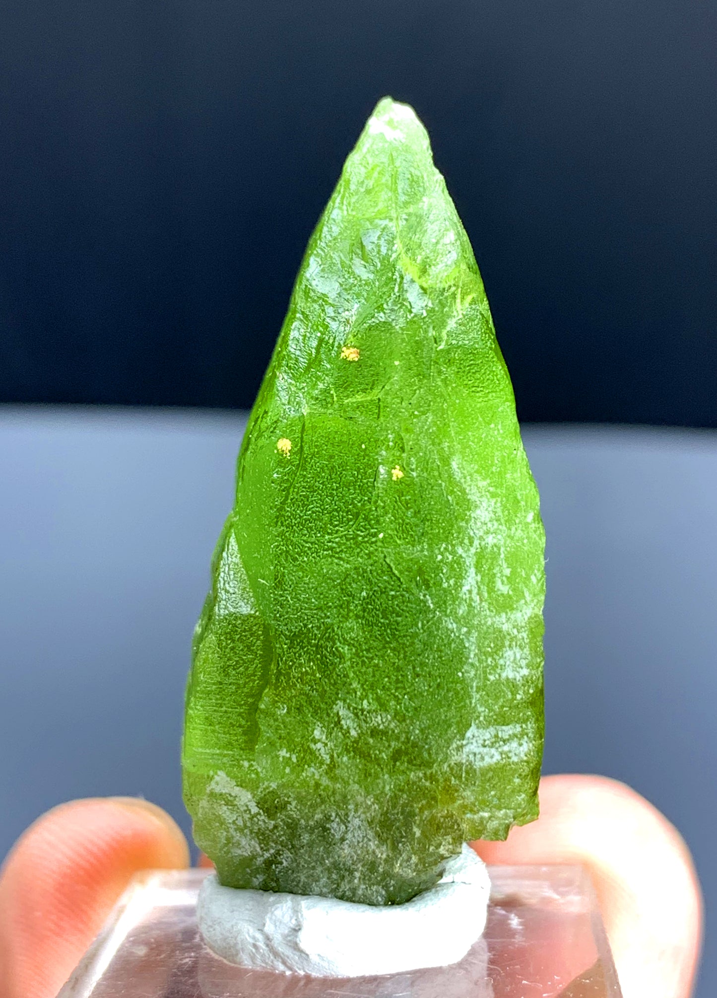 Green Peridot Crystal from Supat valley Pakistan - 25 gram
