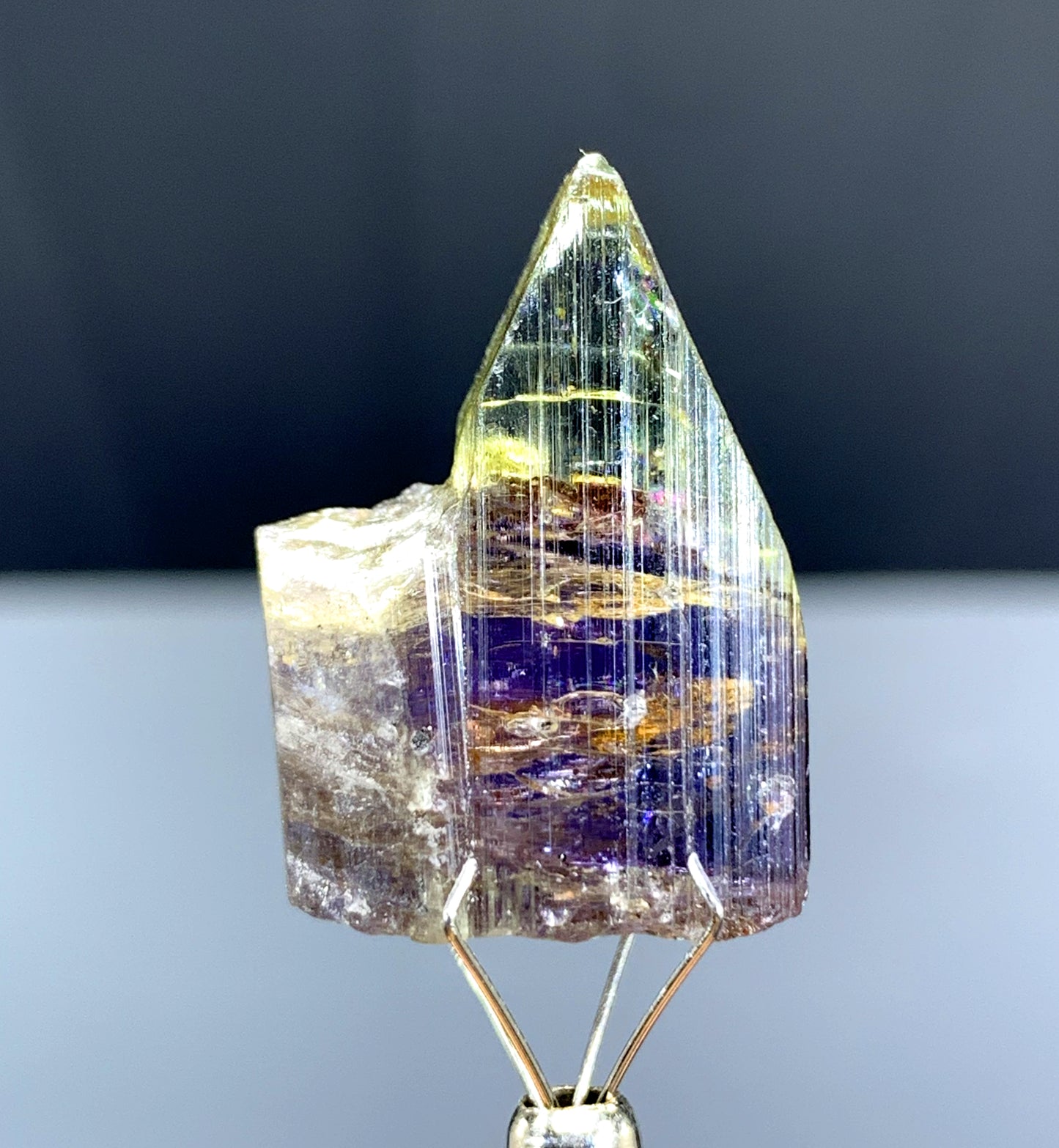 Natural Bicolor Tanzanite Crystal from Tanzania  - 36.65 cts