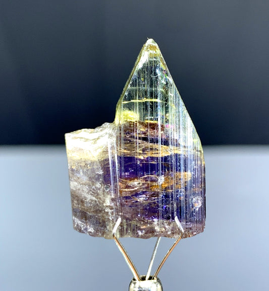 Natural Bicolor Tanzanite Crystal from Tanzania  - 36.65 cts