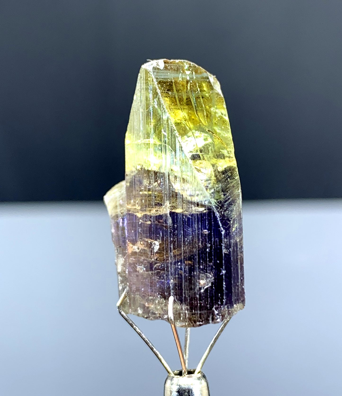 Natural Bicolor Tanzanite Crystal from Tanzania  - 36.65 cts