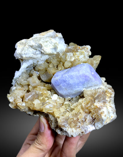 Fluorescent Rare Purple Hackmanite on Phlogopite Mica from Afghanistan - 810 grams