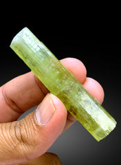 Natural Yellow Color Heliodor var Beryl Crystal from Pakistan - 22 gram