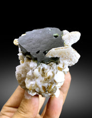 Blue Cap Tourmaline with Lepidolite from Paprok Afghanistan - 295 gram