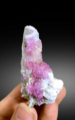 Crystallized Pink Rose Quartz on Matrix from Paprok Afghanistan - 59 gram