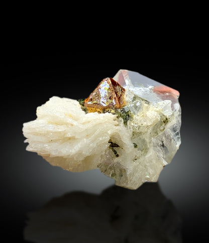 Rare Microlite with Topaz and Tourmaline from Skardu Pakistan - 60.85 carat