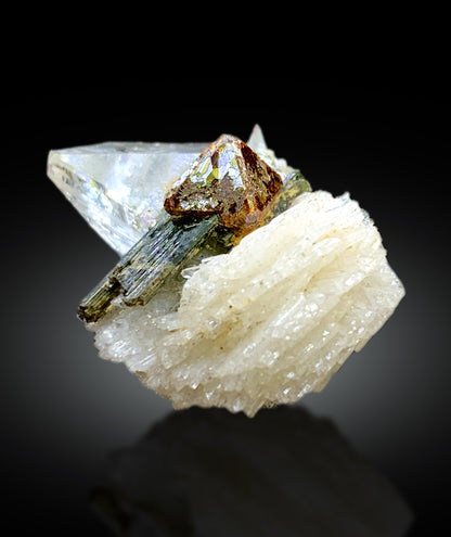 Rare Microlite with Topaz and Tourmaline from Skardu Pakistan - 60.85 carat