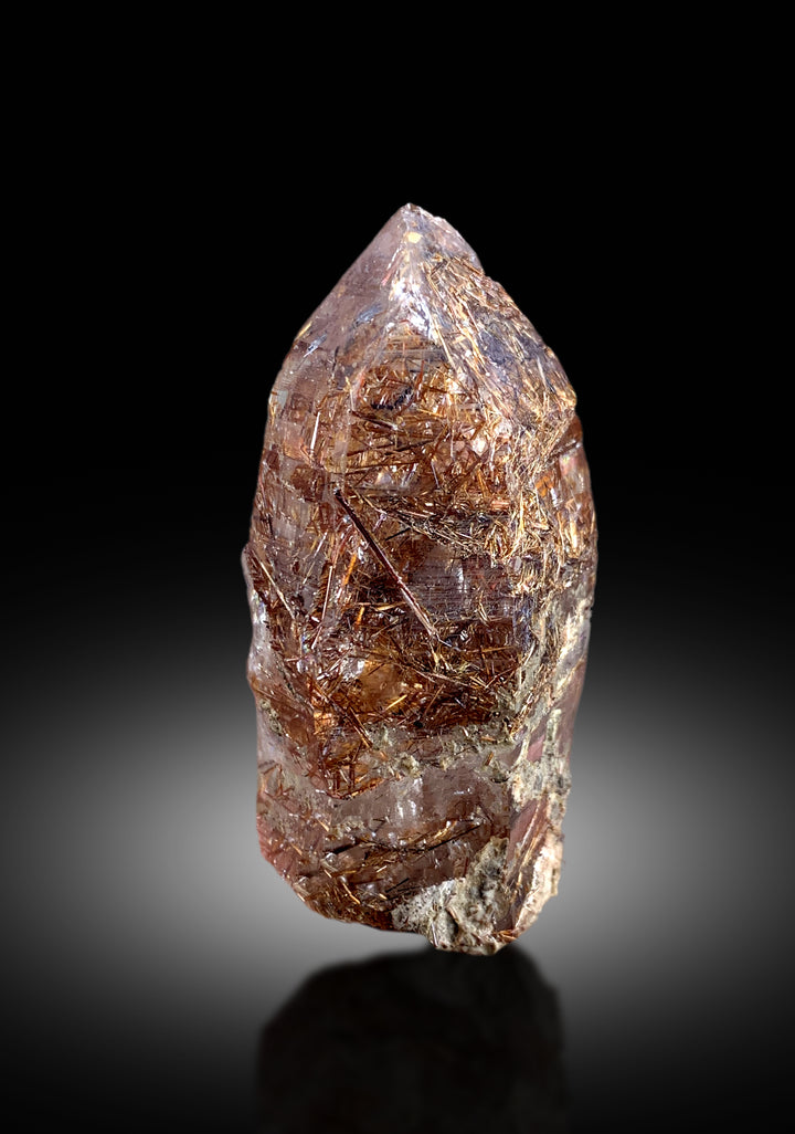 Natural Sagenite on Rutile Quartz, Sagenite Crystals. Rare Mineral, Crystal Specimen, Sagenite Alchuri, Shigar valley, Skardu Pakistan, 55 g