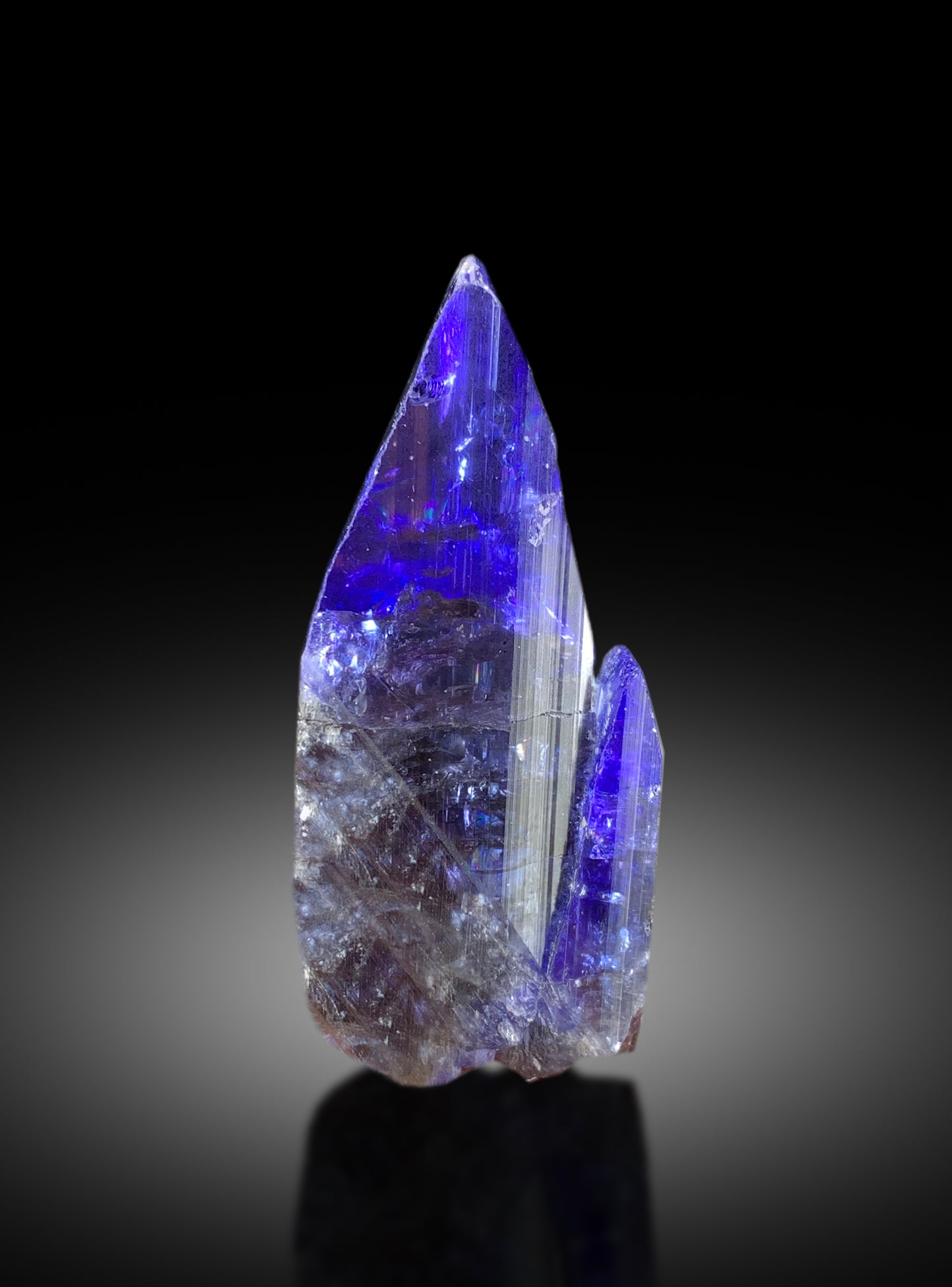 Deep Blue Tanzanite Crystal, Terminated Tanzanite Stone, Crystal Specimen, Tanzanite Gemstone, Raw Mineral - 38 gram