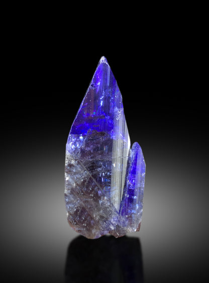 Deep Blue Tanzanite Crystal, Terminated Tanzanite Stone, Crystal Specimen, Tanzanite Gemstone, Raw Mineral - 38 gram