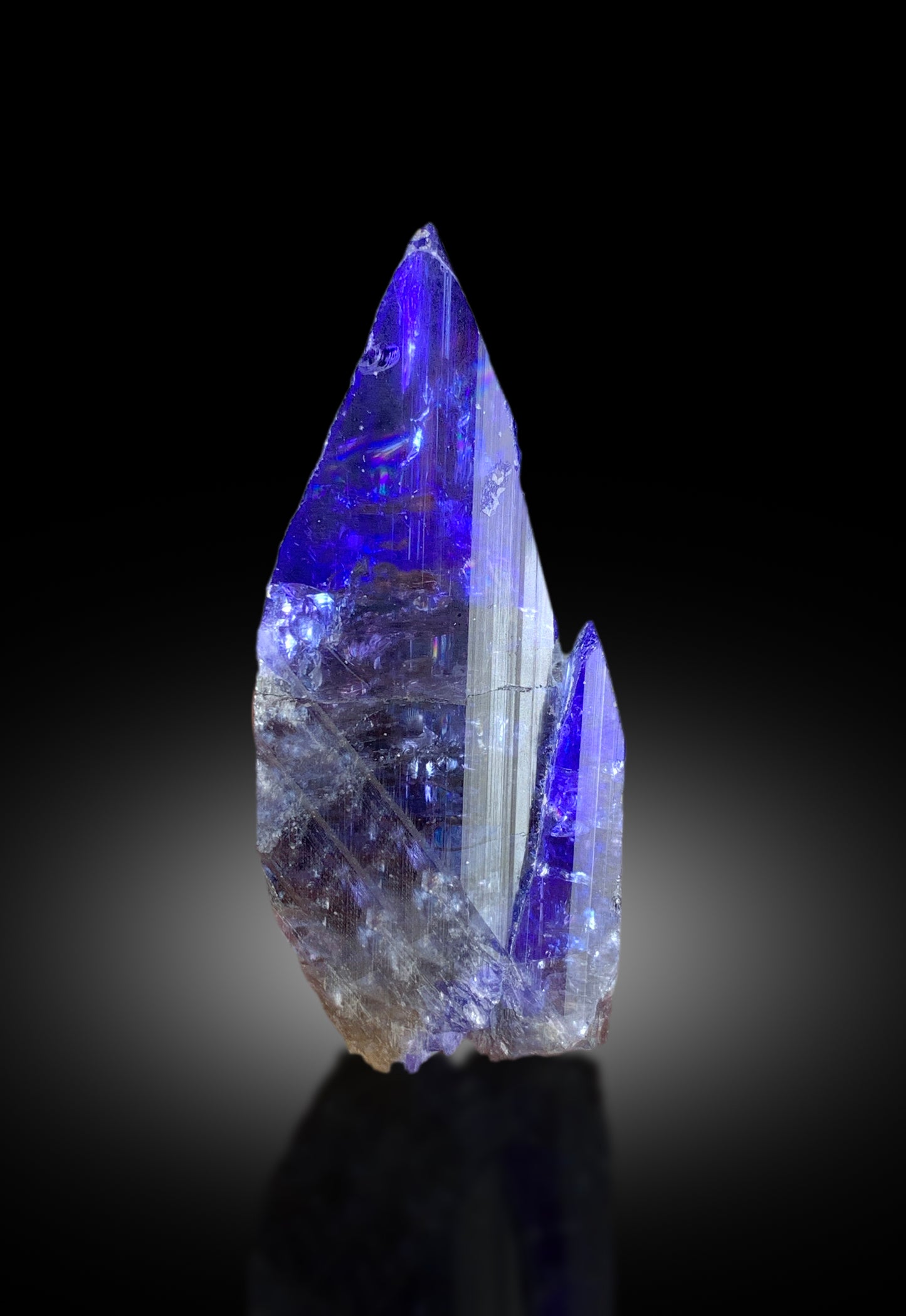 Deep Blue Tanzanite Crystal, Terminated Tanzanite Stone, Crystal Specimen, Tanzanite Gemstone, Raw Mineral - 38 gram