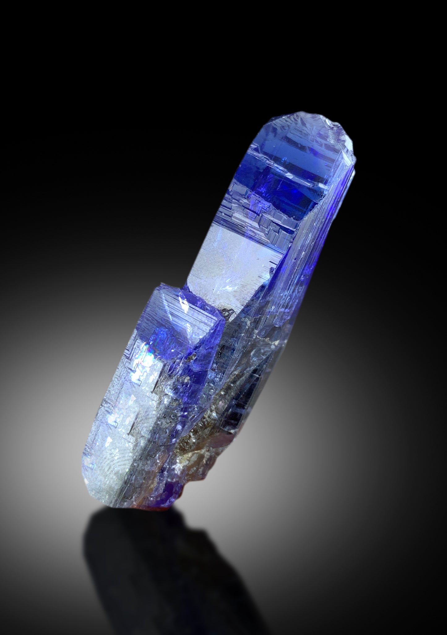 Deep Blue Tanzanite Crystal, Terminated Tanzanite Stone, Crystal Specimen, Tanzanite Gemstone, Raw Mineral - 38 gram