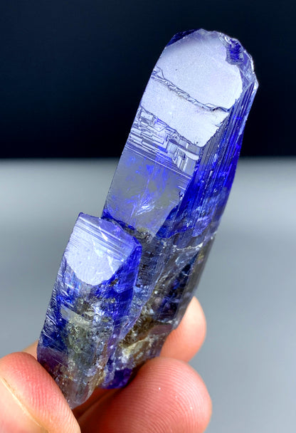 Deep Blue Tanzanite Crystal, Terminated Tanzanite Stone, Crystal Specimen, Tanzanite Gemstone, Raw Mineral - 38 gram