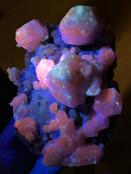 Fluorescent Rare Purple Hackmanite on Phlogopite Mica from Afghanistan - 1654 grams