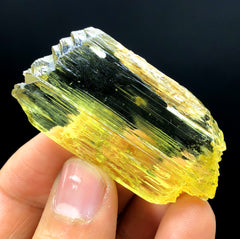 Transparent Yellow Color Triphane Kunzite Crystal, Etched Kunzite, Raw Mineral, Kunzite Crystal from Afghanistan - 34 gram