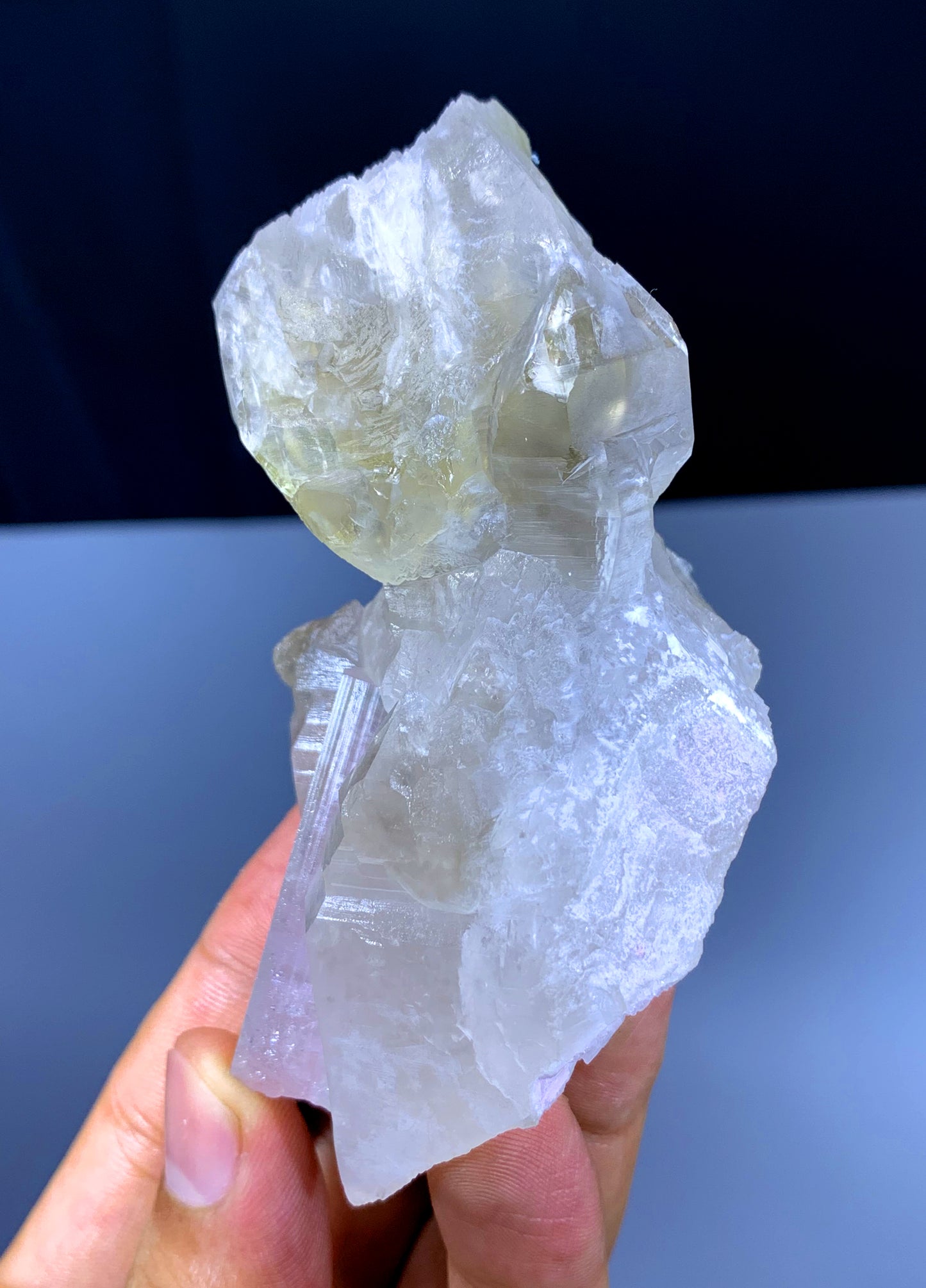 Natural Light Pink Tourmaline on Quartz from Afghanistan - 147 gram