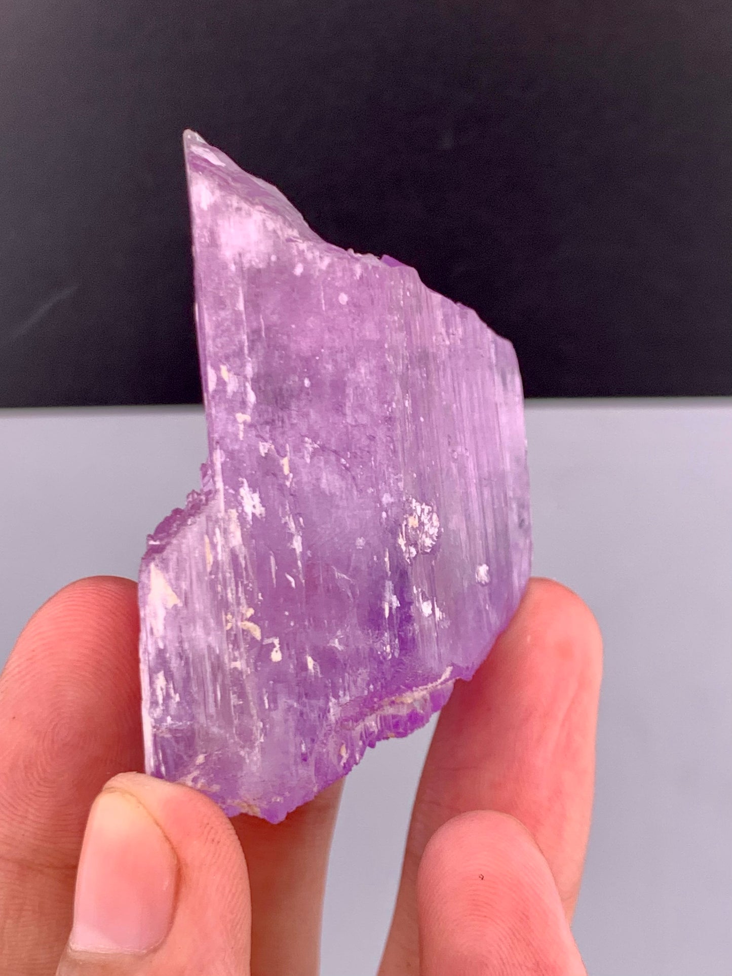 Pink Kunzite Crystal Form Afghanistan 75.66 Gram