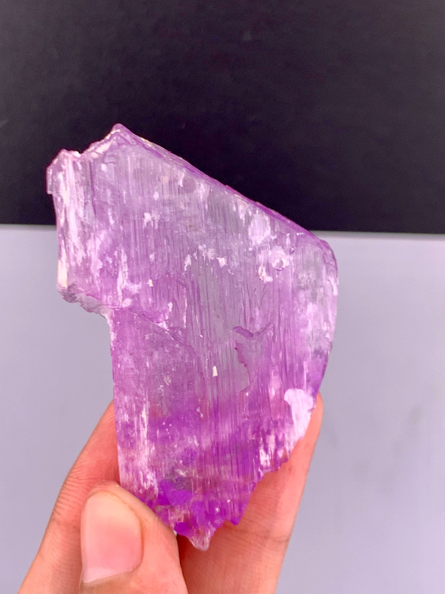 Pink Kunzite Crystal Form Afghanistan 75.66 Gram