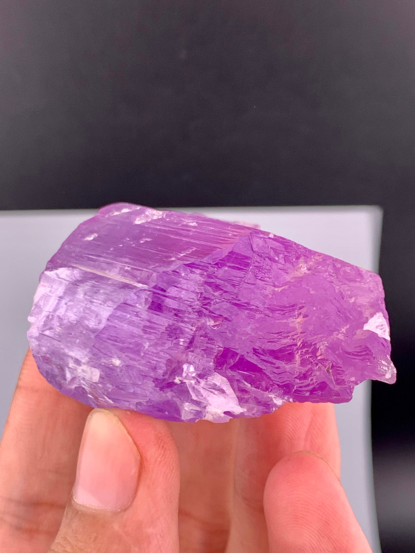 Pink Kunzite Crystal Form Afghanistan 75.66 Gram