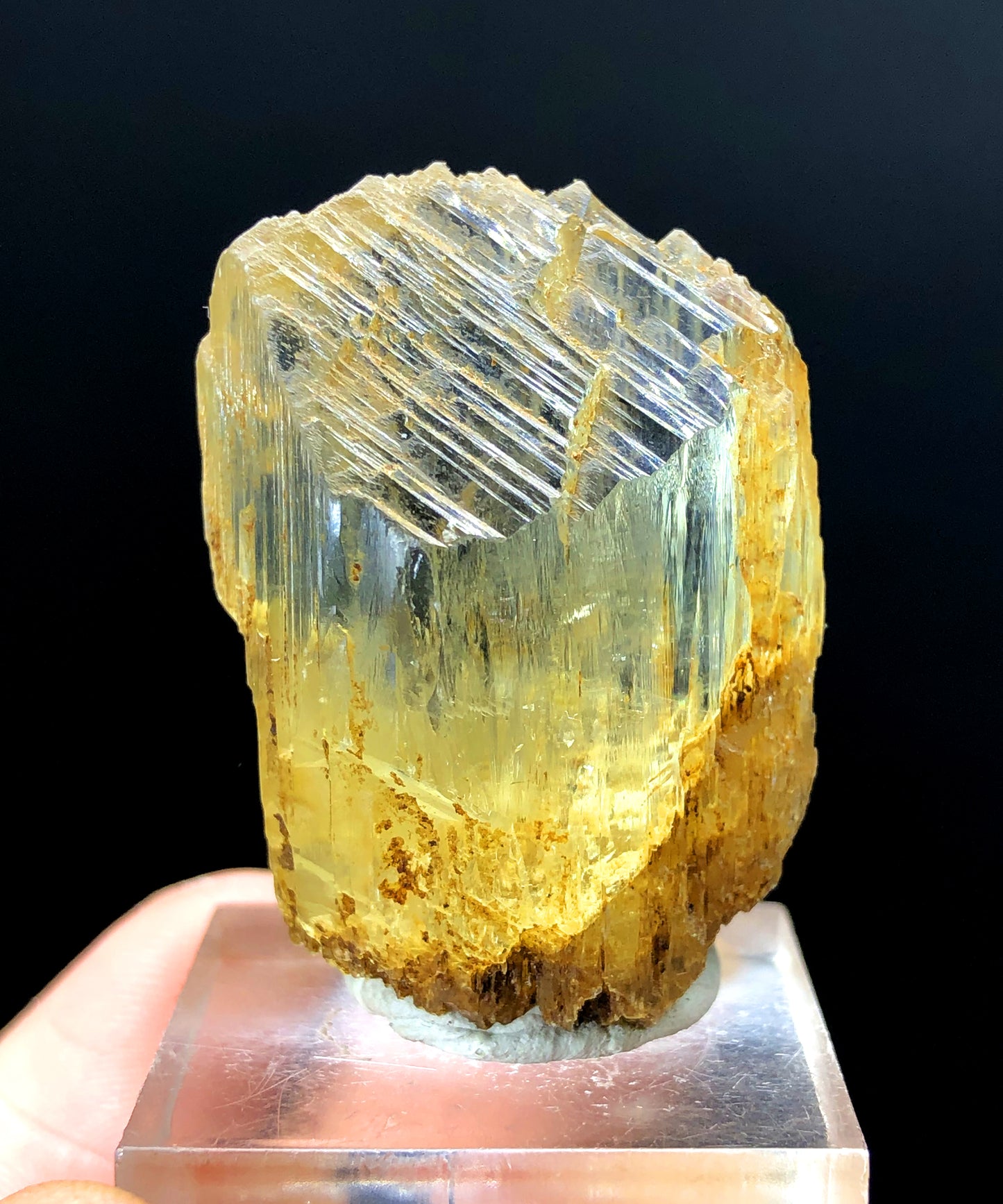 Natural Yellow Triphane Kunzite with Complex Mountain Shape Terminations, Kunzite Stone, Raw Mineral, Kunzite Specimen - 26 gram