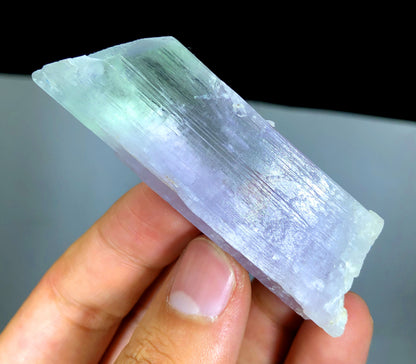 Natural Terminated Bicolor Kunzite Crystal, Spoduemne Kunzite, Kunzite Specimen, Kunzite from Afghanistan - 47 gram