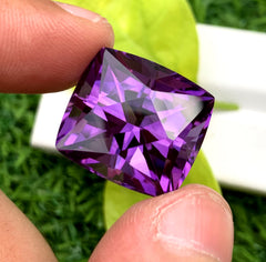 Fancy Cut Purple Color Amethyst Gemstone, Loose Gemstone, Amethyst Faceted Cut Stone - 29.55 CT