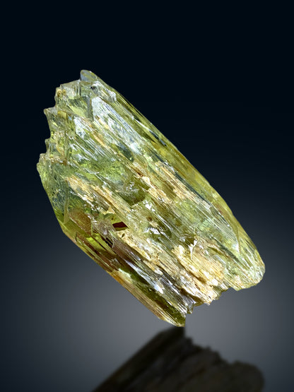 Etched Yellow Triphane Kunzite Crystal from Afghanistan - 111 gram