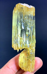 Natural Yellow Triphane Kunzite with Complex Mountain Shape Terminations, Kunzite Stone, Raw Mineral, Kunzite Gemstone - 54 gram