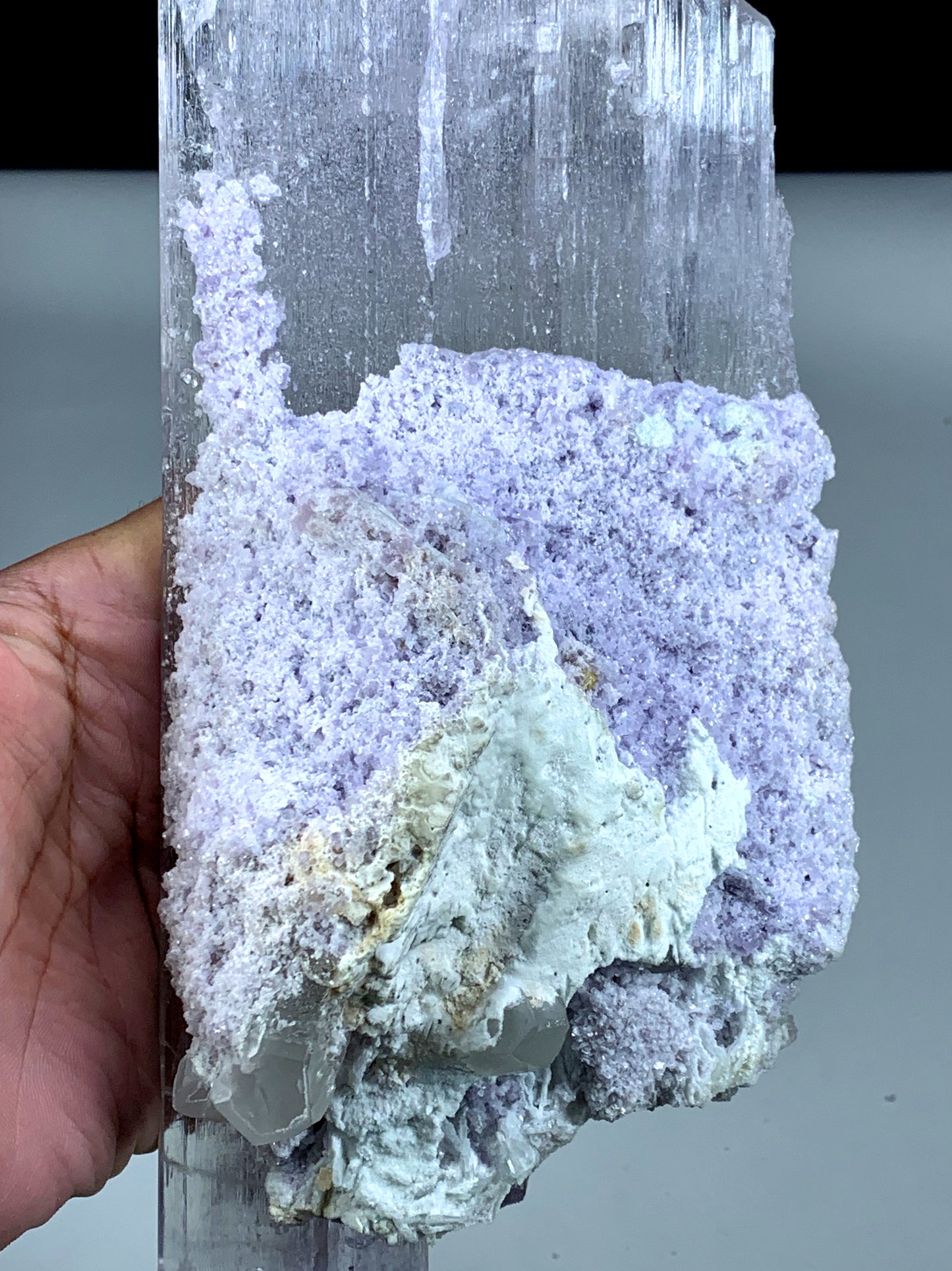 Exquisite Museum Grade Pink Color Kunzite with Lepidolite and Quartz, Kunzite Specimen, Raw Mineral, Kunzite from Afghanistan - 1333 gram