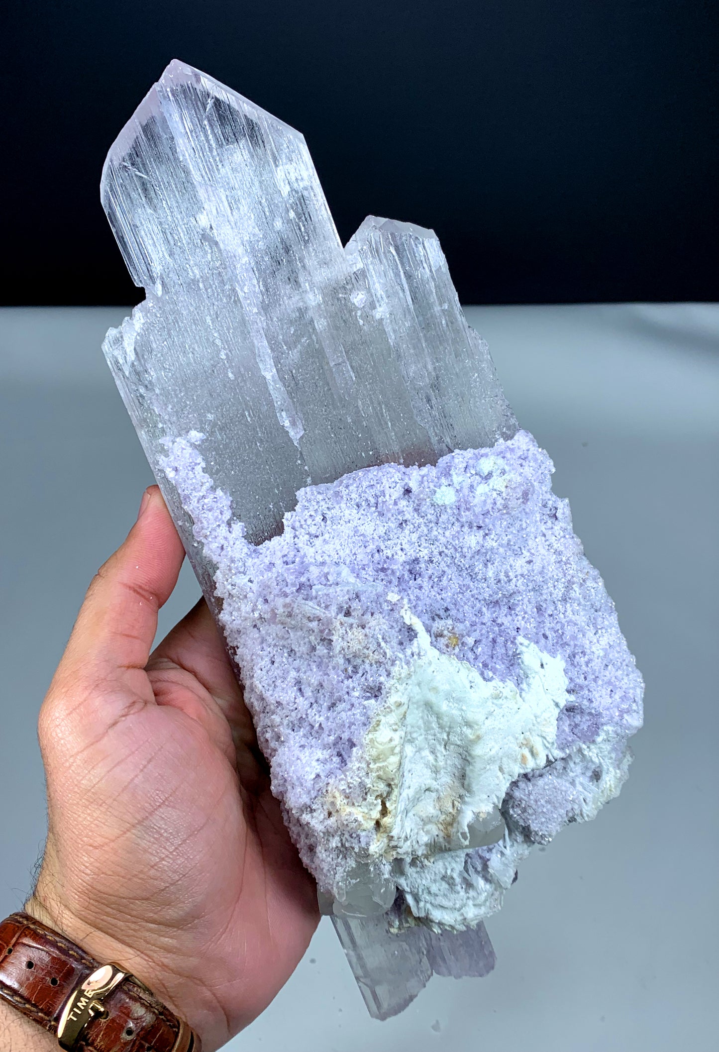 Exquisite Museum Grade Pink Color Kunzite with Lepidolite and Quartz, Kunzite Specimen, Raw Mineral, Kunzite from Afghanistan - 1333 gram