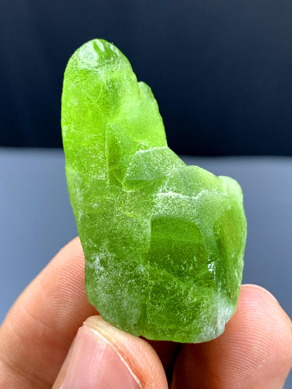 Lush Green Peridot Crystal from Supat valley Pakistan - 19 gram