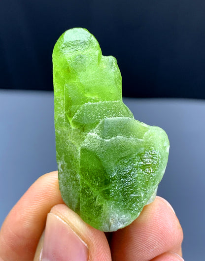Lush Green Peridot Crystal from Supat valley Pakistan - 19 gram