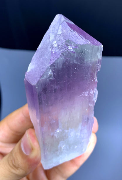 v Shape Terminated Pink Kunzite Crystal from Afghanistan - 243 gram