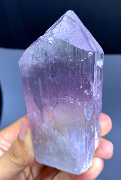 v Shape Terminated Pink Kunzite Crystal from Afghanistan - 243 gram