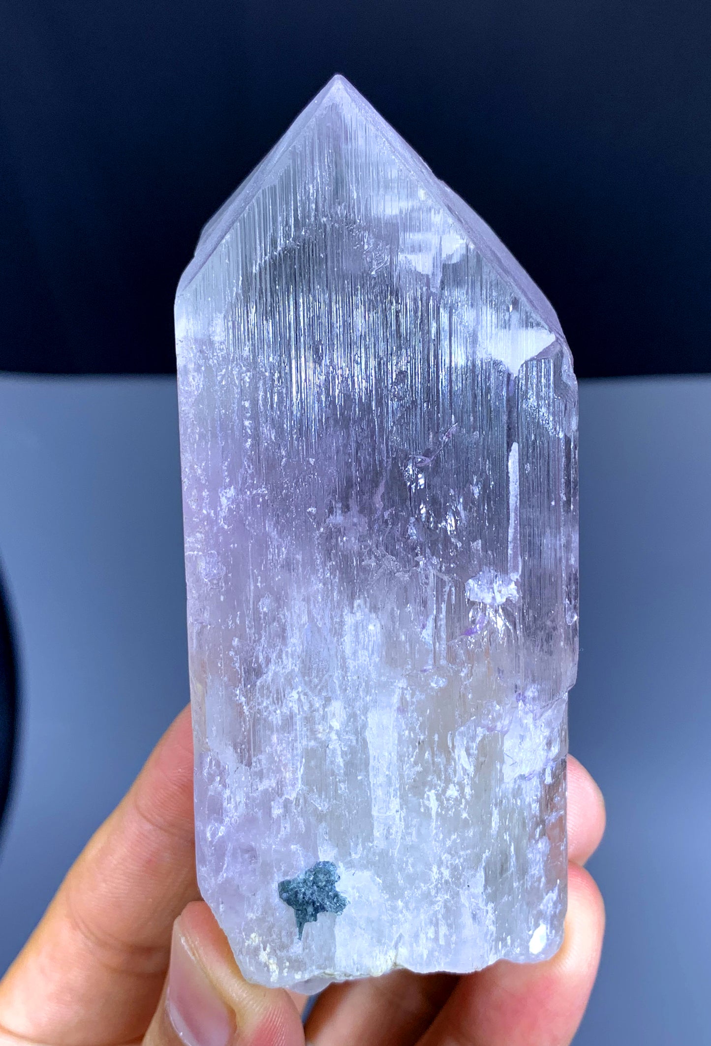 v Shape Terminated Pink Kunzite Crystal from Afghanistan - 243 gram